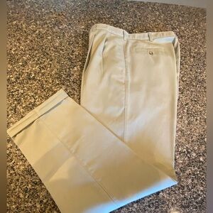 Men's Tan Cotton Chinos by BaytoBay Size 36x34